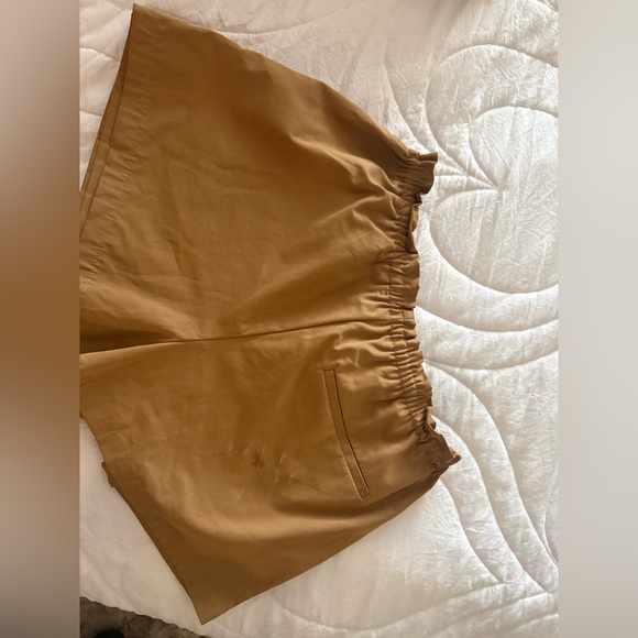 Zara Camel Skirt with Dark Accents - Picture 4 of 4